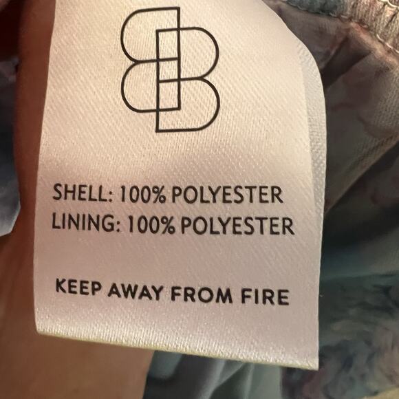 NWT Baltic Born Dress Floral Smocked Blue Clementine Tulle Maxi XL Milkmaid - Picture 11 of 11